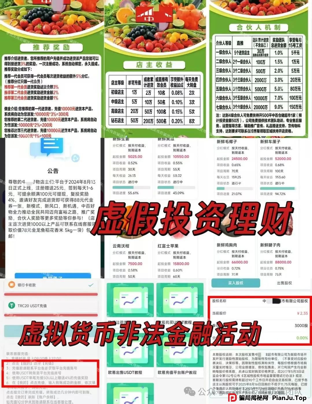 骗子收网了!多项目跑路!警惕这18个项目涉嫌非法集资、传销诈骗!开始集体收割了!(14) 骗子收网了!多项目跑路!警惕这18个项目涉嫌非法集资、传销诈骗!开始集体收割了!(14)