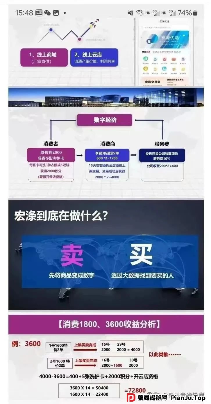 揭秘【宏涤洗衣】实为 “资金盘”，疯狂拉人头后，三十万会员正踩在 “爆雷” 边缘
