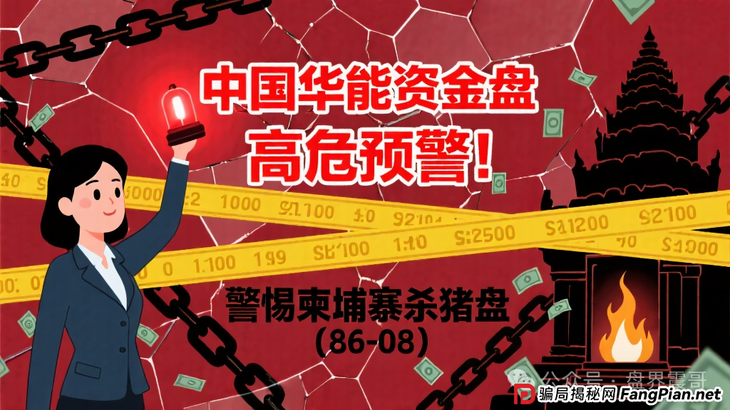 中国华能资金盘高危预警！警惕柬埔寨杀猪盘