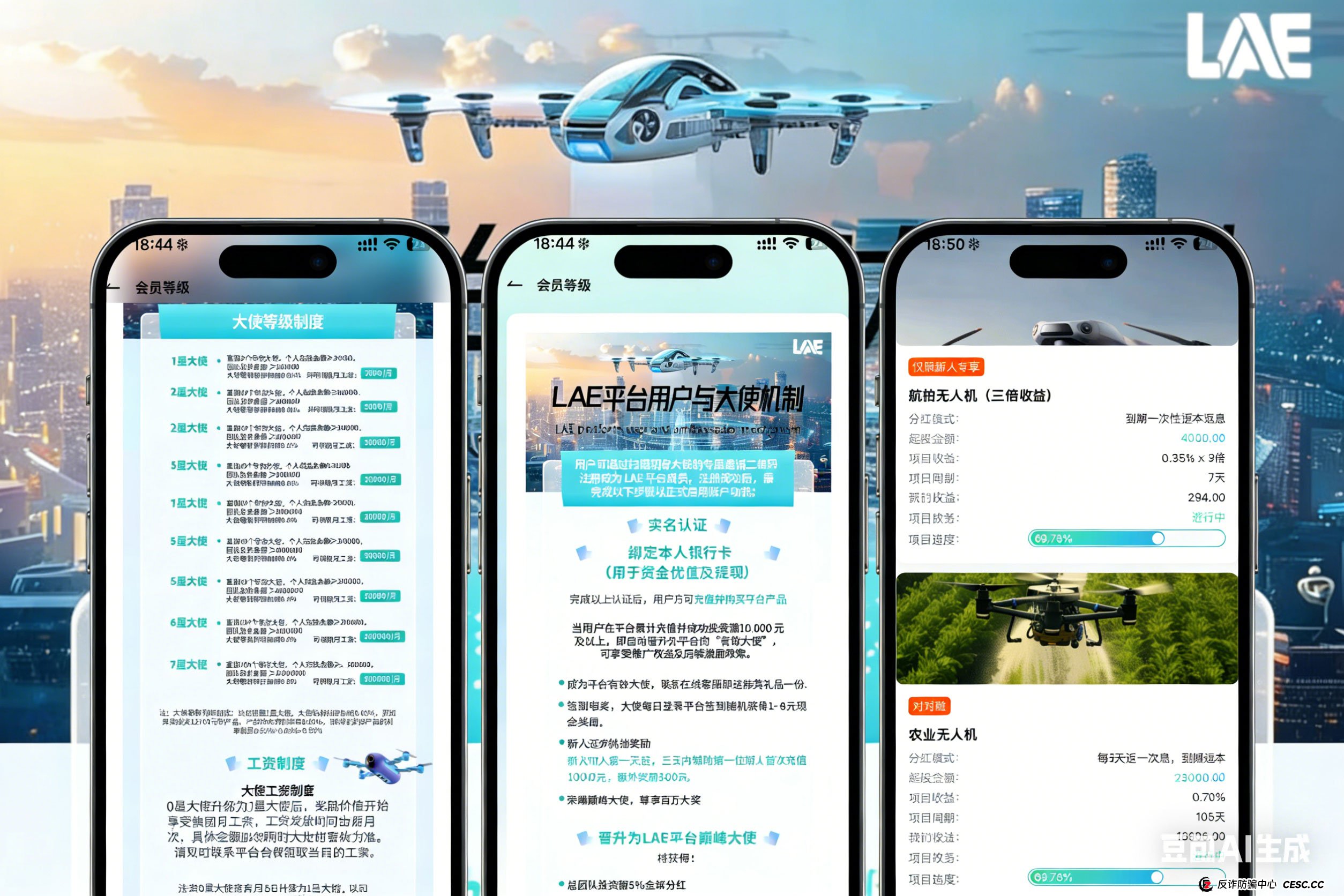 警惕“LAE低空经济”APP!借无人机之名,行非法集资之实的陷阱(2) 警惕“LAE低空经济”APP!借无人机之名,行非法集资之实的陷阱(2)