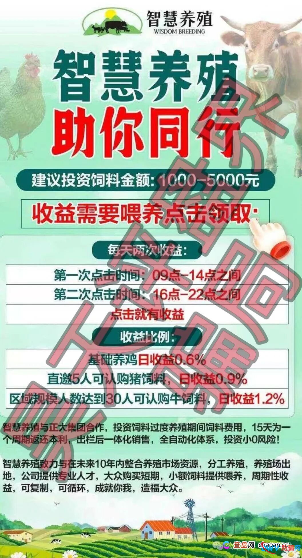 智慧养殖又一个分红类资金盘骗局,日收益高达1.2%,多地发布预警,远离!(2) 智慧养殖又一个分红类资金盘骗局,日收益高达1.2%,多地发布预警,远离!(2)