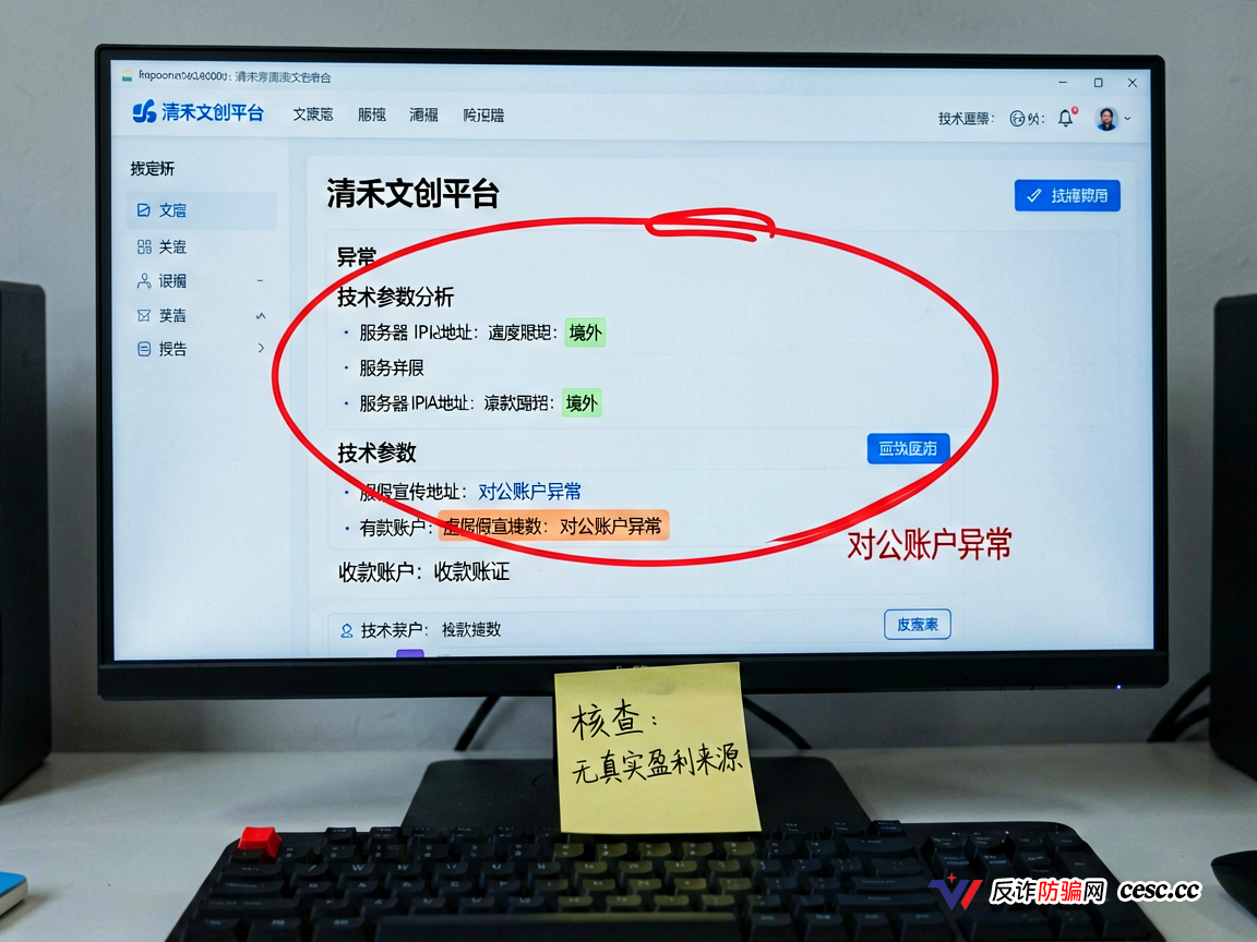 清禾文创:高危资金盘预警,警惕崩盘风险,立即撤出